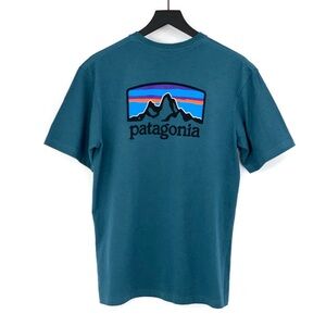 PATAGONIA Fitz Roy Horizons Responsibili-Tee Shirt Teal S